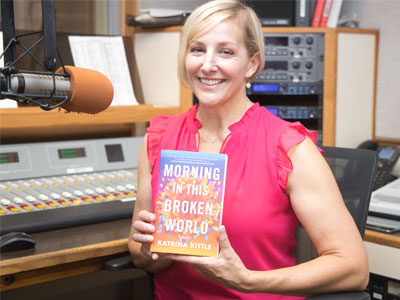 I made it to work in time to interview Katrina Kittle about her latest novel.