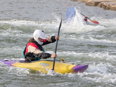 Don`t worry about the kayaker drowning in the distance.