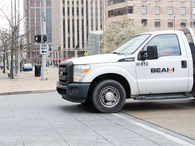 The pickup truck that tried to kill me today (part of an ongoing series).