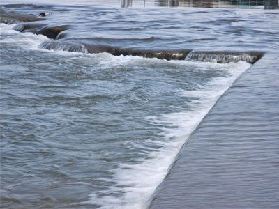 That`s a sidewalk, not a waterfall.