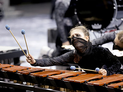 Prizewinning percussionists play passionately.