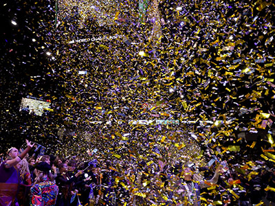 Cue the confetti!