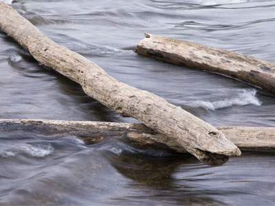 The river is friendly.  It will always give you a wave.
