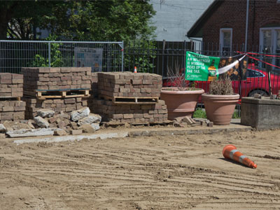 The neighborhood gathering spot I knew is gone forever (see May 8 above).