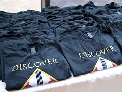 There were stylish giveaways.