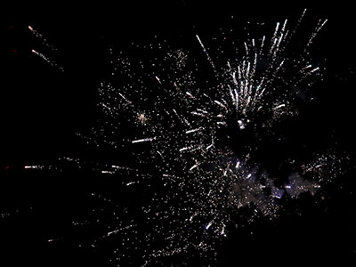 These aren`t official fireworks from the city of Dayton.