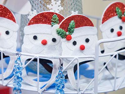 Holiday bling.