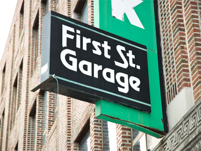 This sign swings like a weather vane (see December 10 above).  Don`t walk underneath it!