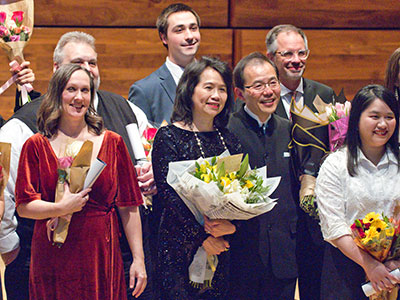 Later I went to a recital in honor of Dr. Jackson Leung, who will soon retire from Wright State after 34 years.