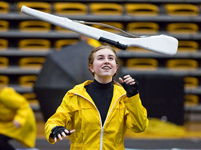 I get pictures of performers dropping their rifles, flags and sabers, but you won`t see that kind of thing here.