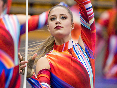 This team wins the award for most colorful uniforms.