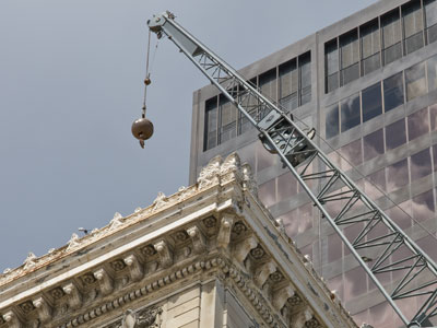 It`s better to take it down deliberately instead of letting it fall (see March 16 above).
