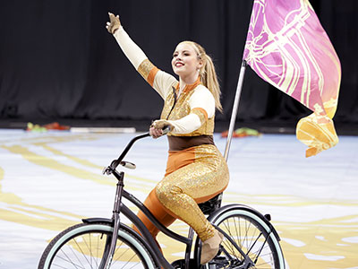 When I started, I knew nothing about color guard and little about action photography, so my pictures were bad.