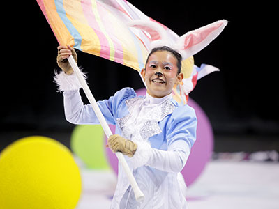With lots of experience and excellent camera equipment, my color guard photos this year are the best I`ve taken.