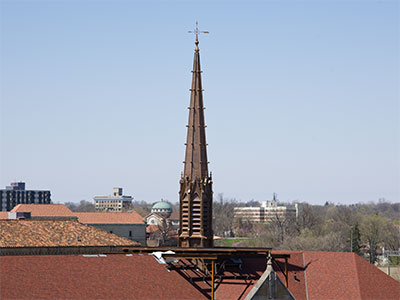 There`s just a bit of scaffolding still to be removed (see March 5, 2025).