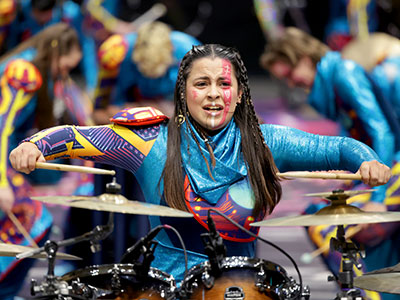 Rhythmic Force Percussion came 1,182 miles from Texas to put on their show for my camera.