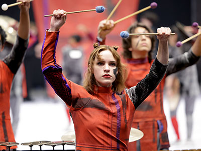 I spend most of my time waiting -- and waiting -- for the percussionists to look up from their instruments.