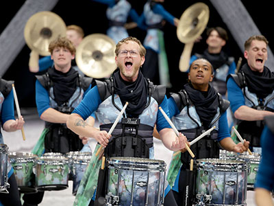 Today I sat in the same seat for 14 hours taking pictures of percussion.