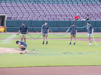 Baseball is all about teamwork.