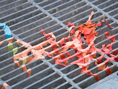 Pride parade leftovers.