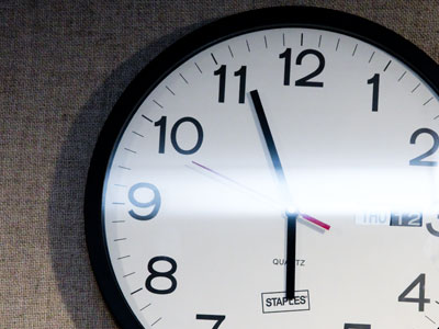When I take my first picture of the day at this time, that means I`m not in control of my life.