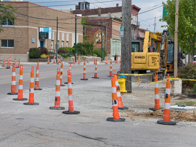 And just like that, we lose a lane of a major street.