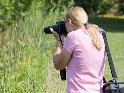 Summer Saturday:  time for a nature photography class.