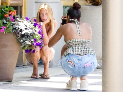 Other people`s photo shoots.