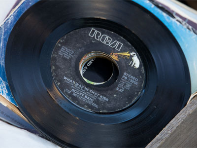 If you know who Scott Baio is, you might also know what a 45RPM record is.