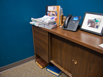 I`ve become someone who stashes things around the office (see April 23, 2020).