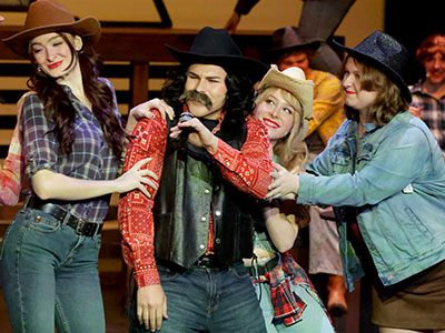 The cast is talented and everyone`s having lots of fun.