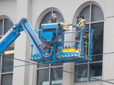 The outside of my building is being power washed.  I just need somebody to clean my office.