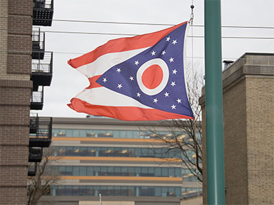 Ohio was cold and windy.