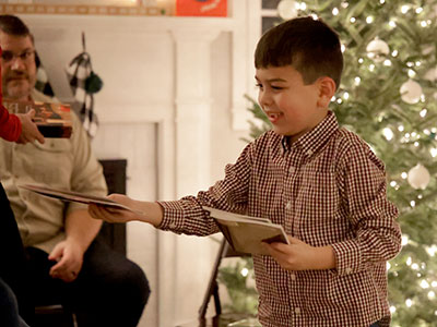 It`s a privilege to pass out the songbooks.