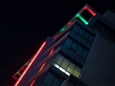 It`s Christmastime in the city.