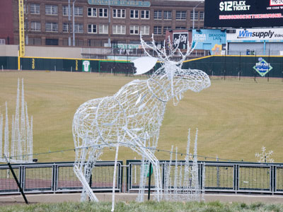 Why let the baseball stadium sit idle all winter?