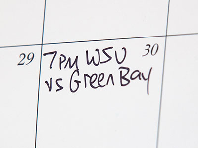 Going out in the cold for a basketball game?  Not hardly.  I hope everyone had a fun time.