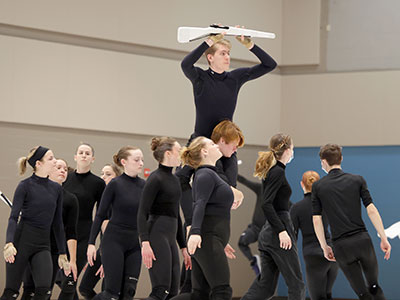 I took pictures of one of the world`s best color guards.