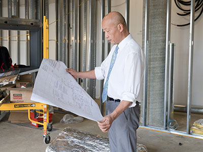 Shaun Yu is keeping an eye on the project.