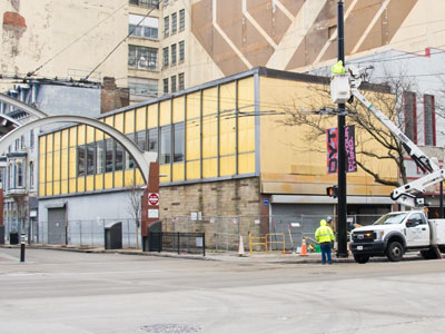 A new police station is being built in downtown Dayton.