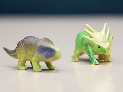 Kids love dinosaurs.