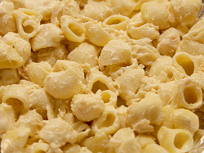 The highlights of my day were drinking juice and eating macaroni and cheese.