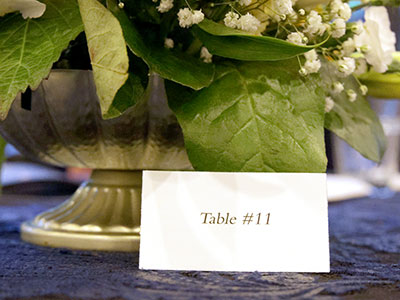 I sat in a prime location.  Eleven is a prime number.