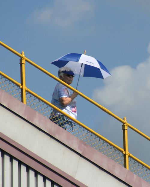 Spectator at Welcome Stadium